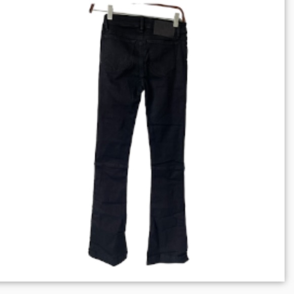 DON'T CRY MILAN Jeans Womens Jessica Flare Jeans in Black size 25 NWT - Picture 4 of 8